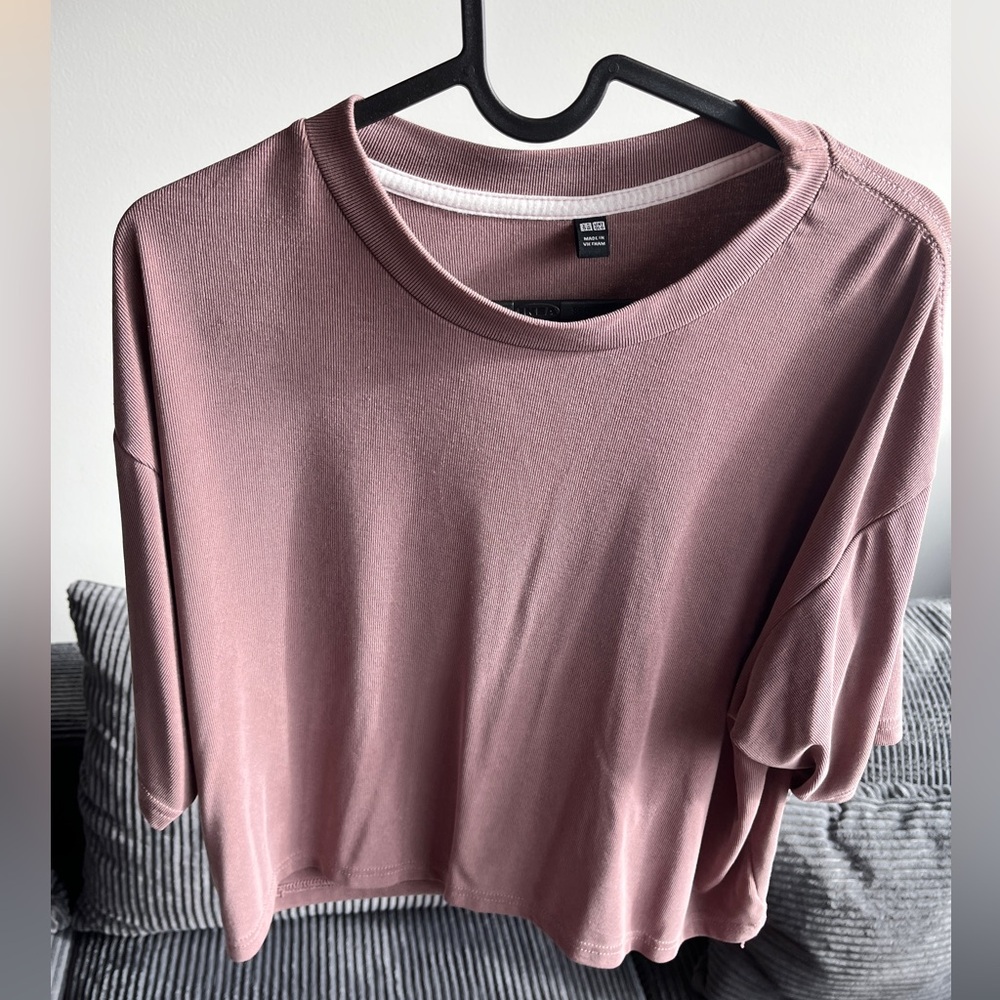 Muted Pink Oversized T-Shirt UNIQLO